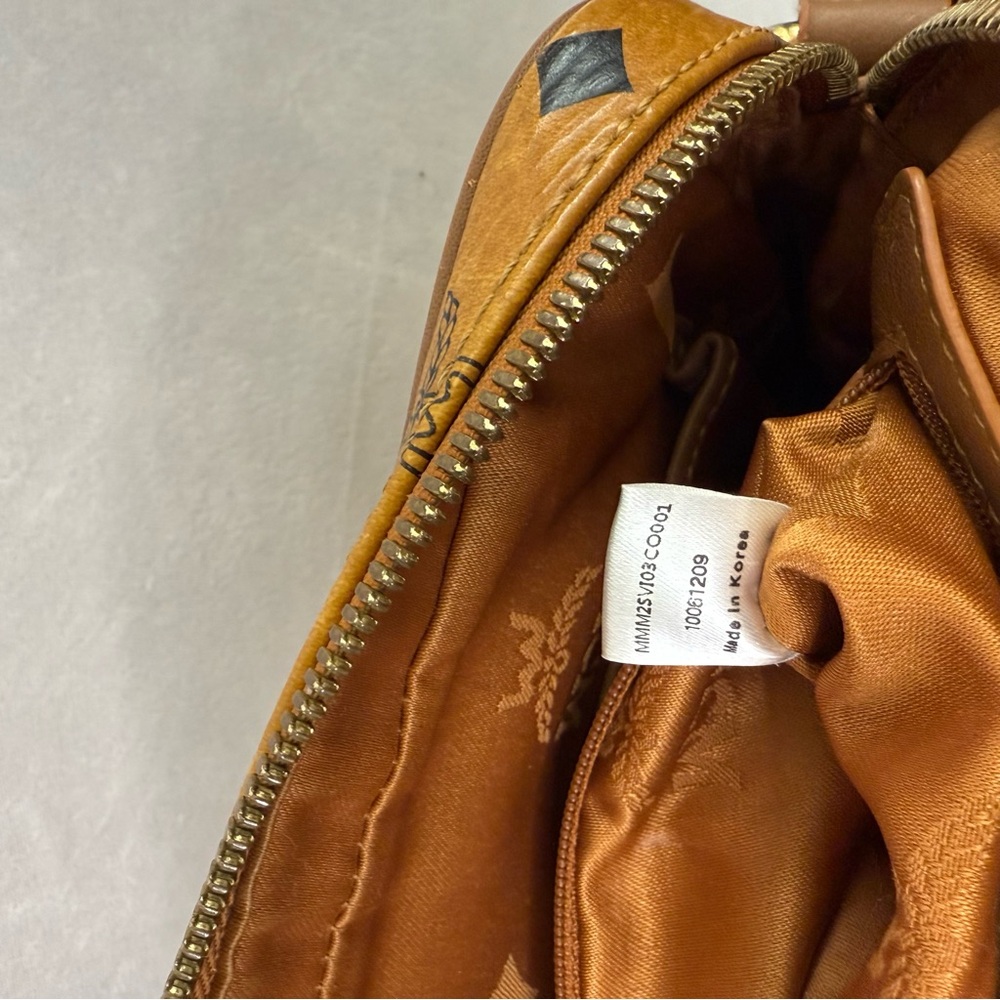 Used MCM Brown visettos Crossbody Bag with Logo Pattern see other pictures - Picture 13 of 16